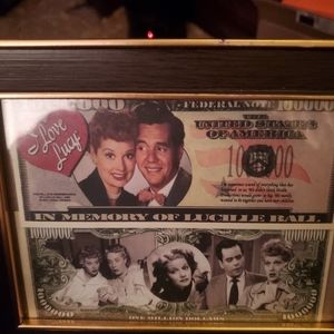 I love lucy framed